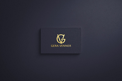 LETTER G+V LOOG DESIGN brand busines design fashion letter lettermonogram logo monogram