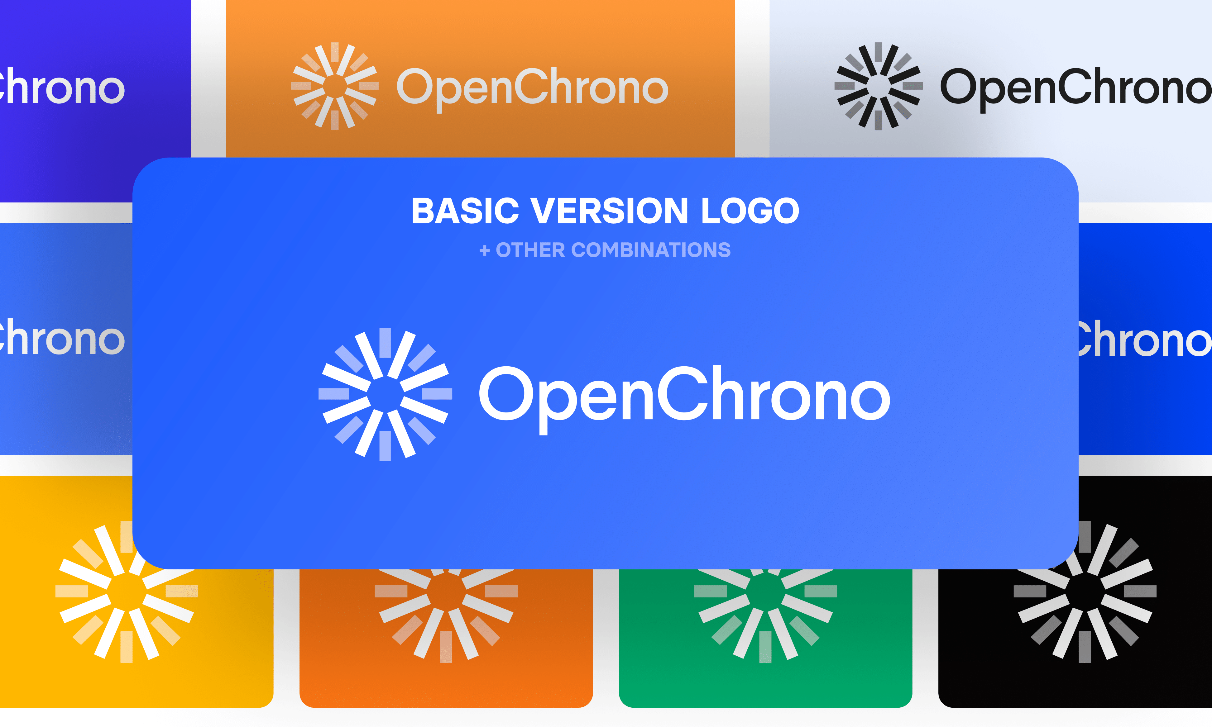 Openchrono NFT watch marketplace Branding abstract logo blockchain logo circular logo colors logo crypto branding crypto logotype defi branding defi logo futuristic branding futuristic logo logo logotype marketplace logo modern brand identity modern logo tech branding tech company logo tech visual identity technology logo vibrant logo