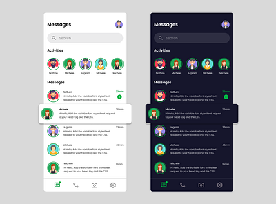 Easy chat.. ui ux visual