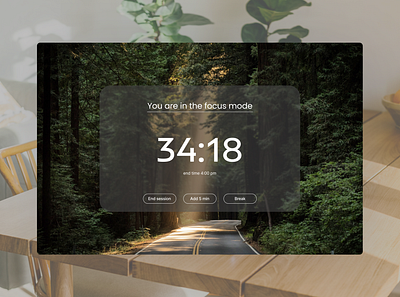 Countdown Timer | Daily UI Challenge app countdown dailyui design desktop figma firm focus timer ui ui design