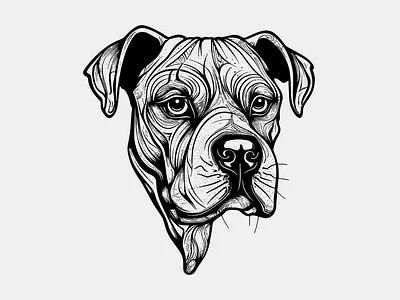 Dog vector artwork artwork branding design dog editable graphic design illustration logo minimal modern simple vector