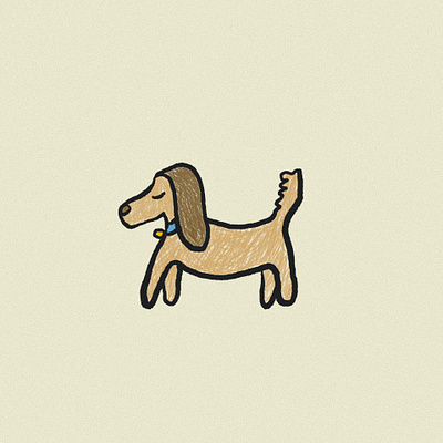🐶 dog drawing illustration procreate sketch