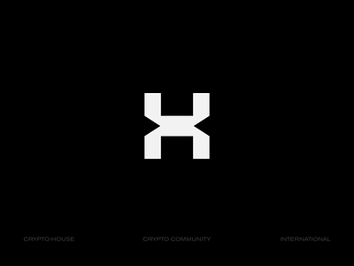 letter H logo branding crypto design graphic design letter h logo letter logo logo logo design logotype modernism vector