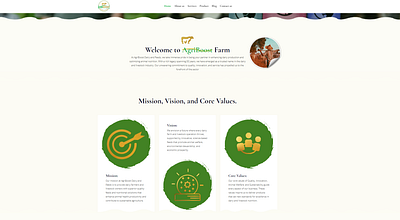 AgriBoost Website AboutPage bootstrap 5 css design html php web design web development