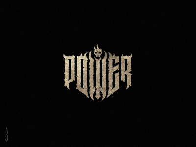 Power activision black metal logo blizzard branding dark lettering game def game logo gothic gothic lettering gothic logo letter lettering logotype modern power skull skull logo torch typography