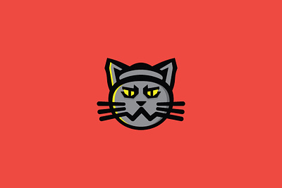 El gato🐱 animal cat design feline graphic design illustator illustration logo mascot minimalist