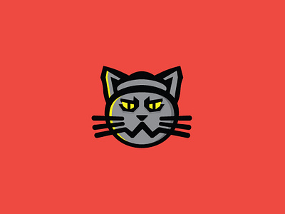 El gato🐱 animal cat design feline graphic design illustator illustration logo mascot minimalist