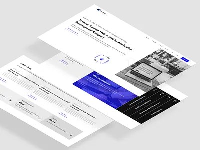 Modern and Professional Web & Mobile Application Development Com ui