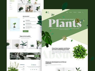 🌿 Thetree: Connecting You with Nature, Inside and Out 🏡 business designinspiration designjourney eco ecommerce figma graphic design landing page natureindesign plant ui uiux uiuxdesign ux design web webpage