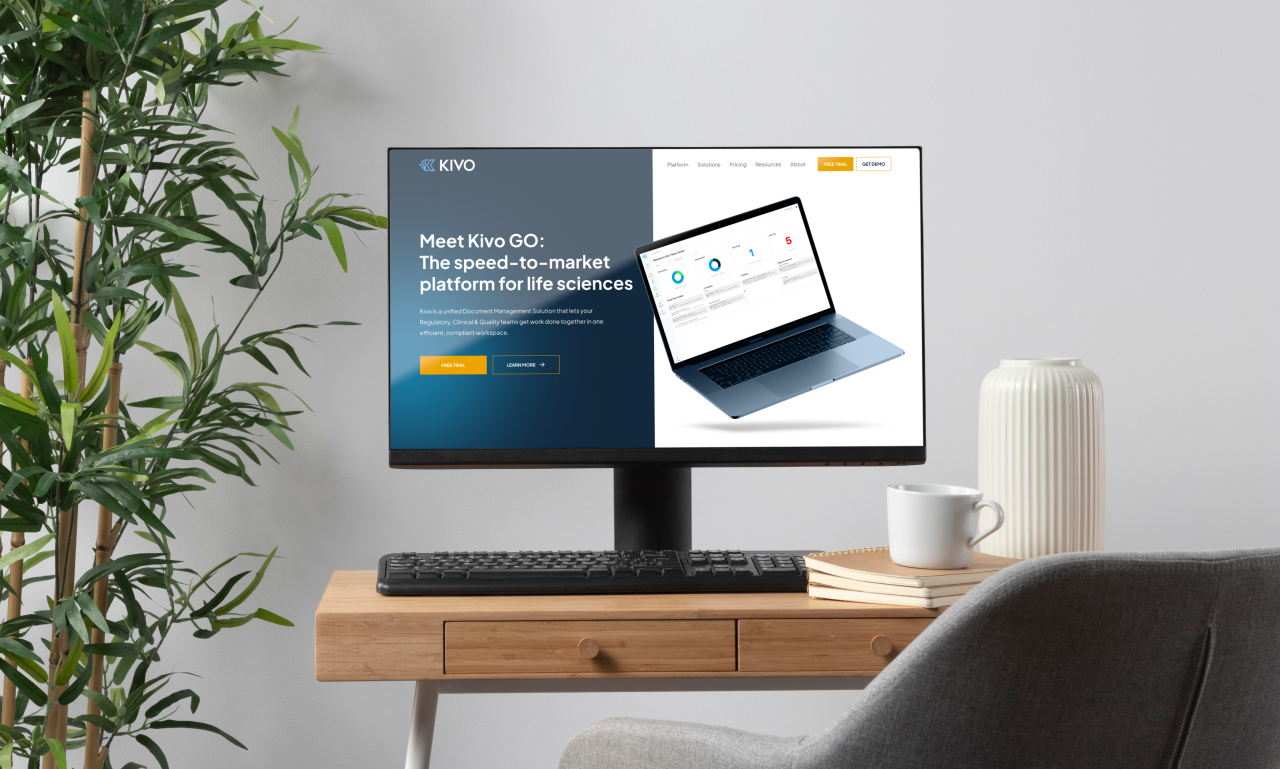 Kivo Website Design home page design redesign tech ui uiux web design website design