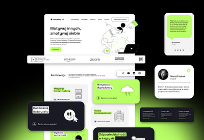 Conference Landing Page branding flat graphic design illustration ui ux vector webdesign