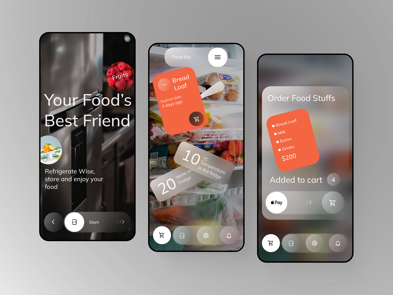 FreshSaver Smart food saver app by Zakariya Buhari on Dribbble