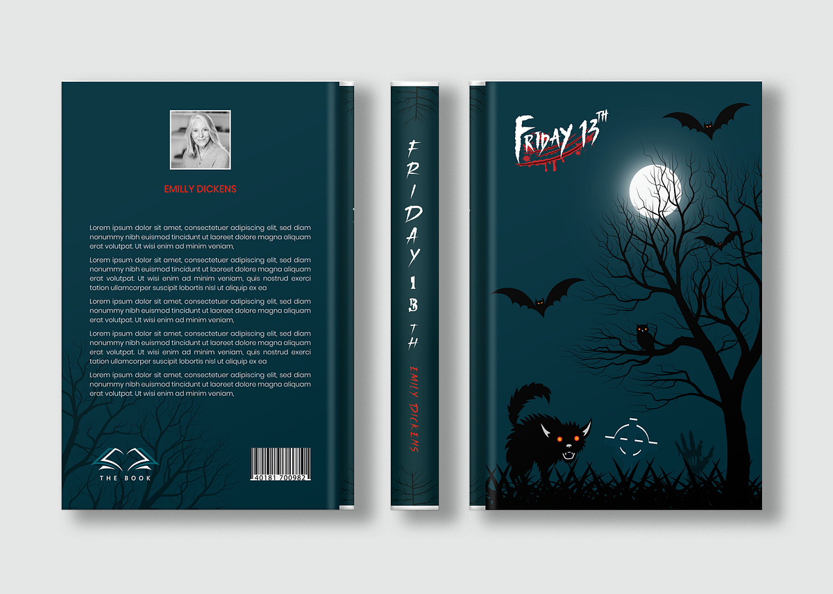 Horror book cover design... by Md. Liton Sardar on Dribbble