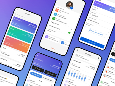 Mobile application | mBank account animation banking design diagram figma finance history mobile animation mobile app mobile banking mobile design motion graphics payment ui ux ux design