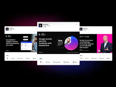 HackerOne Social branding campaign cyber saas security social tech