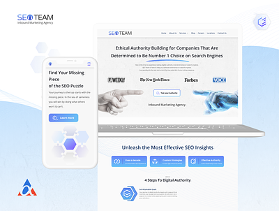 SEO Team Website Design branding design logo responsive design ui ux webdesign website website design