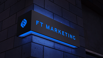 FT Marketing Agency - Complete Branding advertisement branding company design graphic design logo