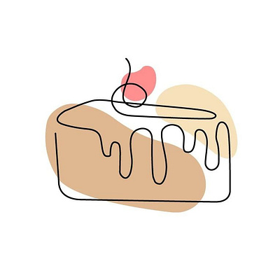 cake design illustration