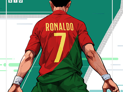 CR7 Siuuuu - Poster Digital 7 ai al nassr anime cr7 digital digital art etsy futbol illustration portugal real madrid ronaldo siu