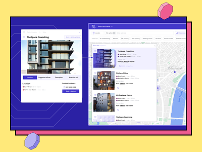 Website | Tupelo Spaces dashboard design details figma graphic design map real estate rent search ui ux ux design web