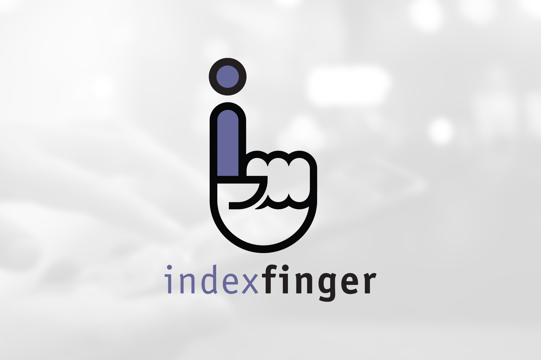 Index Finger Logo branding design graphic design logo logo design