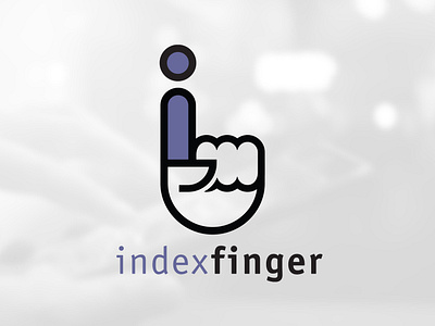 Index Finger Logo branding design graphic design logo logo design