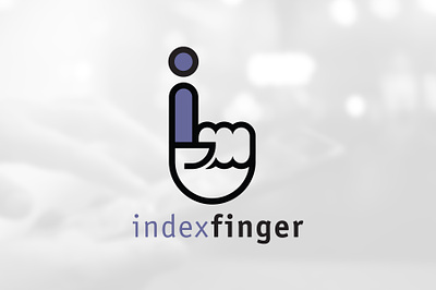 Index Finger Logo branding design graphic design logo logo design