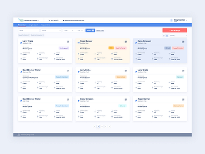 Wings crematory dashboard