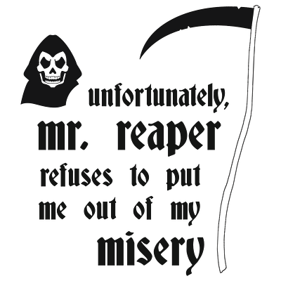 Mr. Reaper graphic design illustration typography