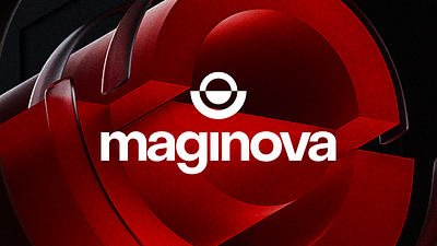 Maginova - Logo design 3d branding graphic design logo