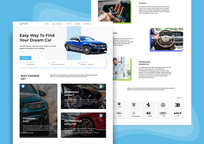 Fancy-Car-Website 3d animation app branding design graphic design illustration layout logo ui vector web