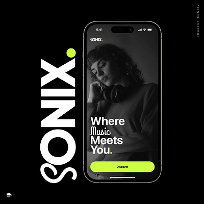 Sonix Music App Design branding clean design dribbble dribbble best shot graphic design logo music music app design product ui uiux uiux design ux