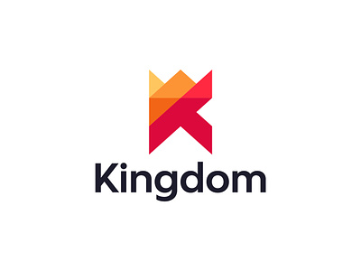 K & Crown abstract brand identity clean creative crown flat geometric icon k k and crown k letter king kingdom logo design masculine minimal modern professional royal simple