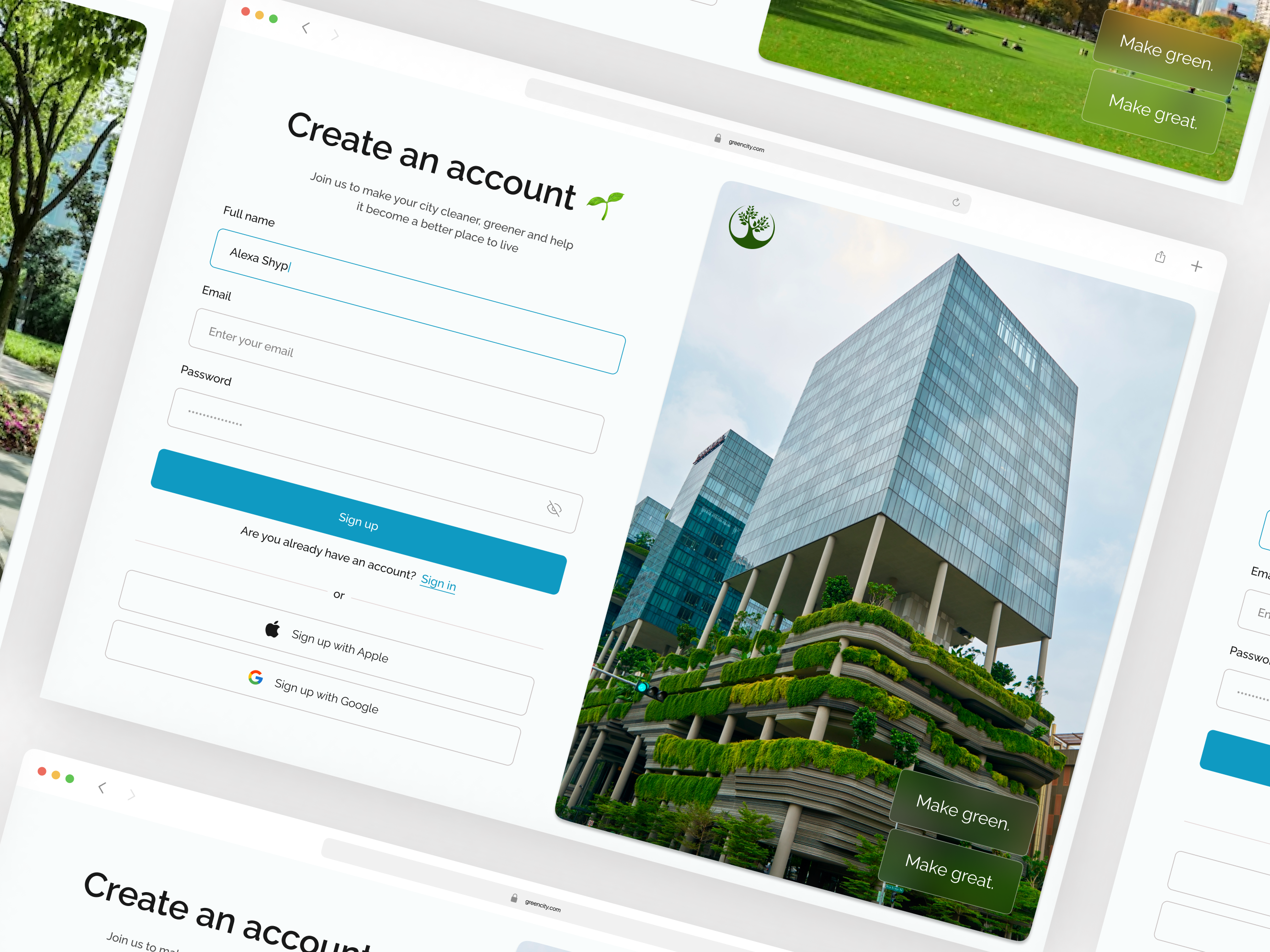 Sign up create account 1st page create account dayli ui design landing landing page login login page registration shot sign up sign up page ui