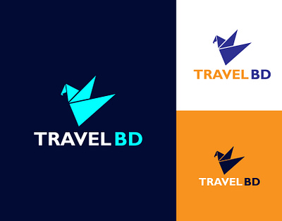 TRAVEL BD - Logo Design creative logo design iconic logo lettermark logo logo design logo designer minimalist logo travel agency logo unique logo wordmark logo