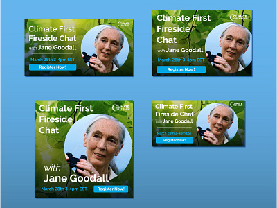 Climate First Bank - Webinar Social Media Design digital design graphic design