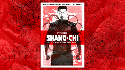 Shang-Chi and the Legend of the Ten Rings Poster graphic design marvel mcu movie movieposter poster