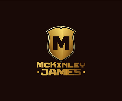 McKinley James Logo 3d branding design graphic design illustration logo typography vector
