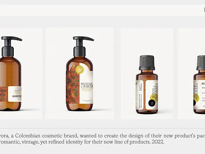 Bendita Aurora (Packaging design) brand identity graphic design packaging