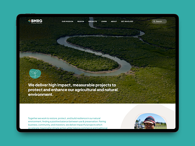 BMRG 1 australia ecology environmental non profit responsive ui ux web