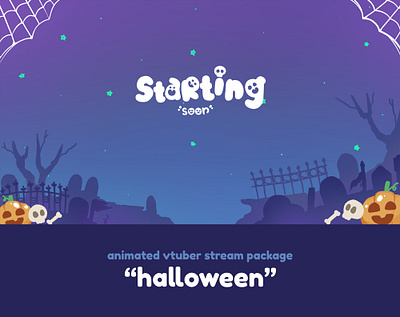 Free Stream Overlay | Halloween livetuber overlay streaming streamoverlay twitch twitchoverlay twitchscreen vtuber