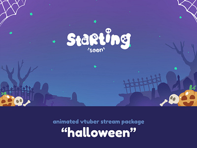 Free Stream Overlay | Halloween livetuber overlay streaming streamoverlay twitch twitchoverlay twitchscreen vtuber