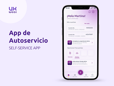 App de autoservicio / Self-service app app design interface ui ux