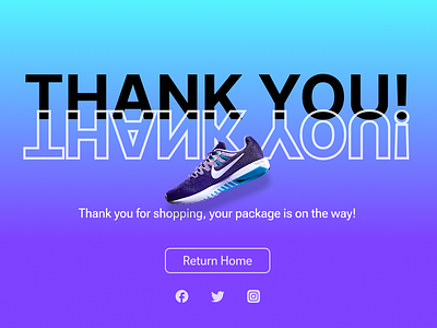 Thank You! 🙏 77 branding colour dailyui logo shoes sneaker social thank you thanks typography ui ux web web design website