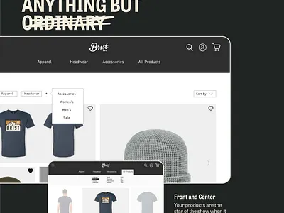 E-Commerce Web Design graphic design layout ui user experience ux web design