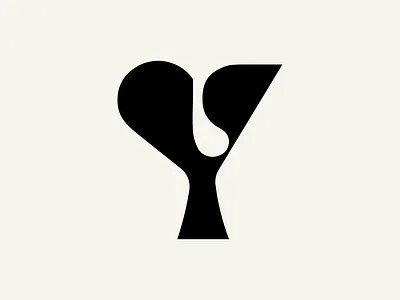 Sassy Y branding curvy design logo logo design minimal wordmark y