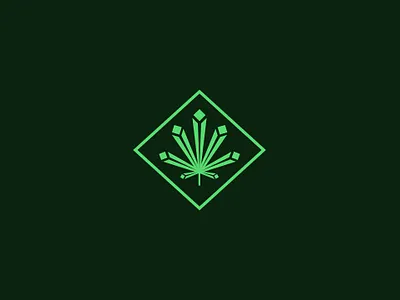 Crystal Jams - Logo & Visual Identity brand branding cannabis design graphic design identity illustration logo logo design simple vector visual design visual identity