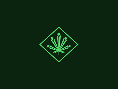 Crystal Jams - Logo & Visual Identity brand branding cannabis design graphic design identity illustration logo logo design simple vector visual design visual identity