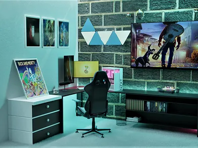 Gaming station 3d render app branding design graphic design illustration logo typography ui ux vector