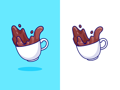 #CatalystTutorial Coffee Time☕ bean breakfast coffee cup drink flying food fresh glass hot drink ice icon illustration logo mug sketch water
